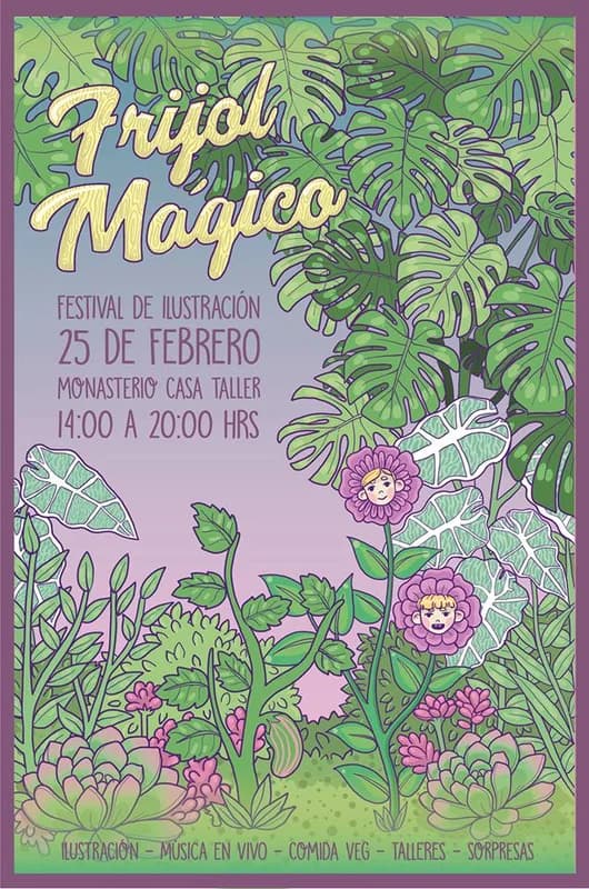 Afiche Festival Frijol Mágico I