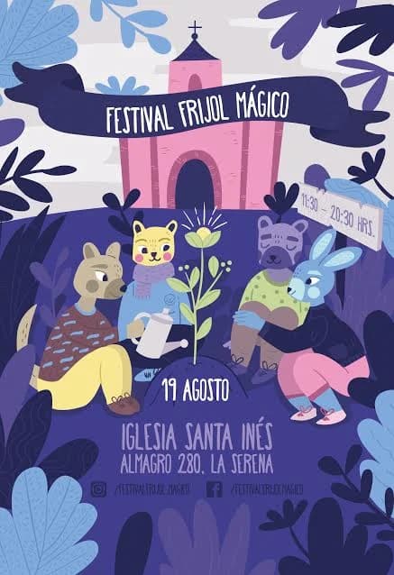 Afiche Festival Frijol Mágico III