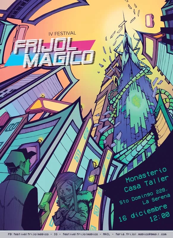 Afiche Festival Frijol Mágico IV