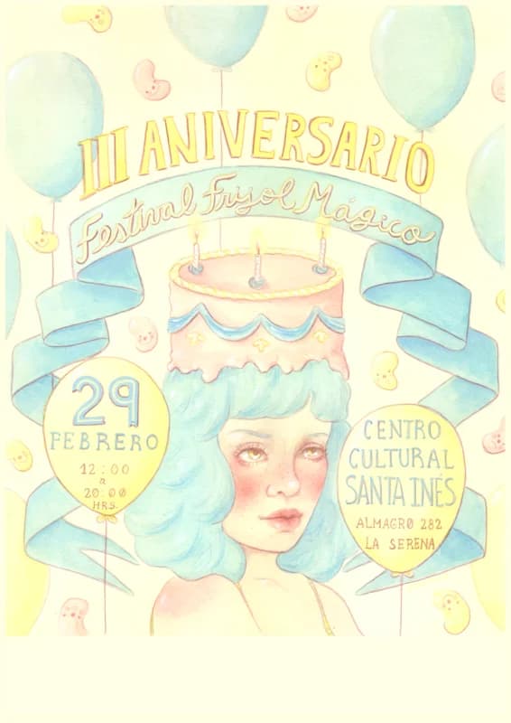 Afiche Festival Frijol Mágico X