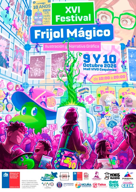 Afiche Festival Frijol Mágico XVI